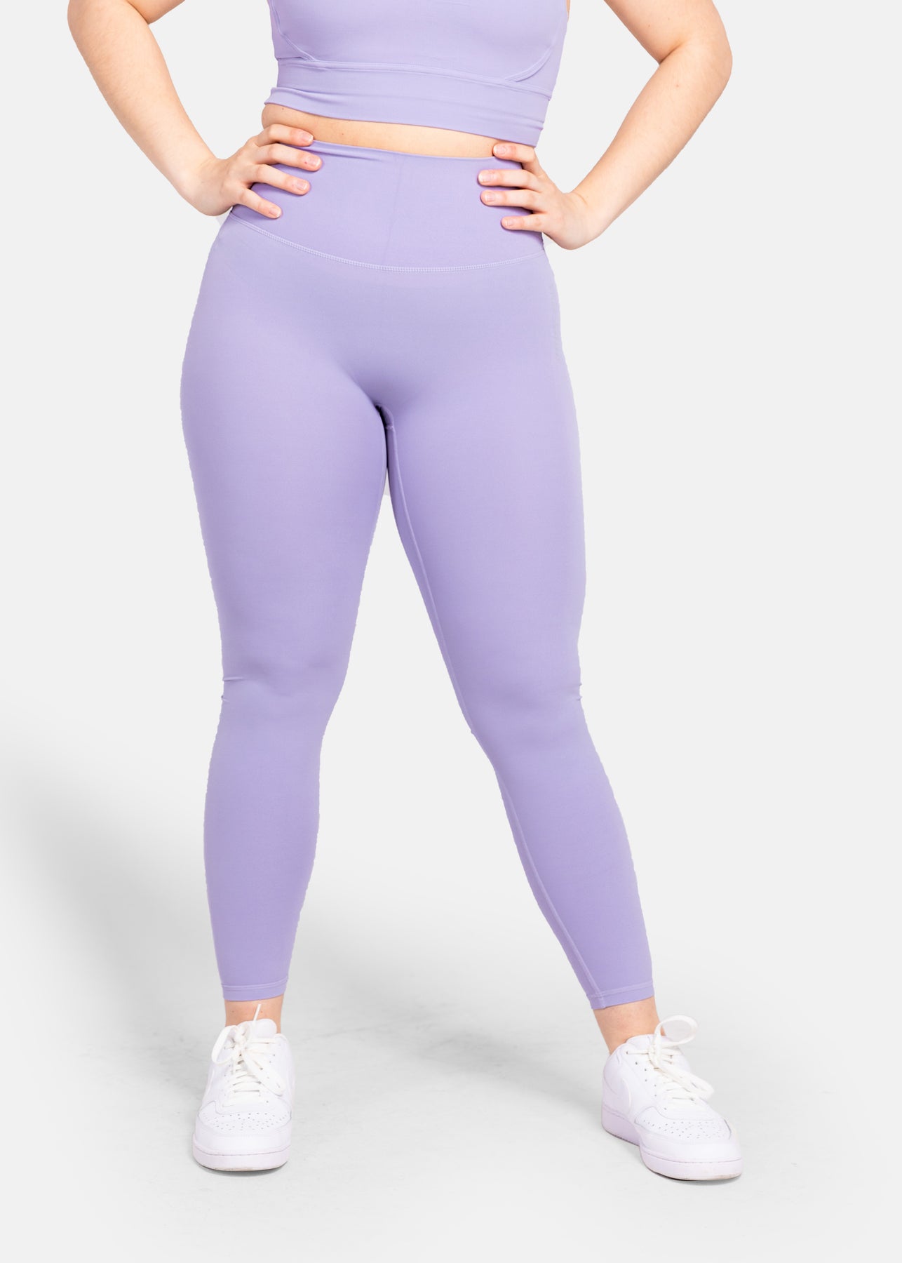 Color Q Straight Fit Light Purple Lycra Cotton Ankle Length Leggings, Size:  L - XXXL at Rs 150 in Hyderabad